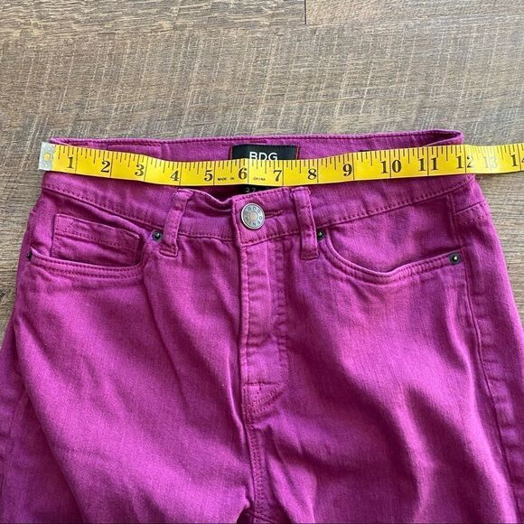 Urban Outfitters Jeans High Rise Cigarette Ankle Skinny BDG Purple - Picture 9 of 11